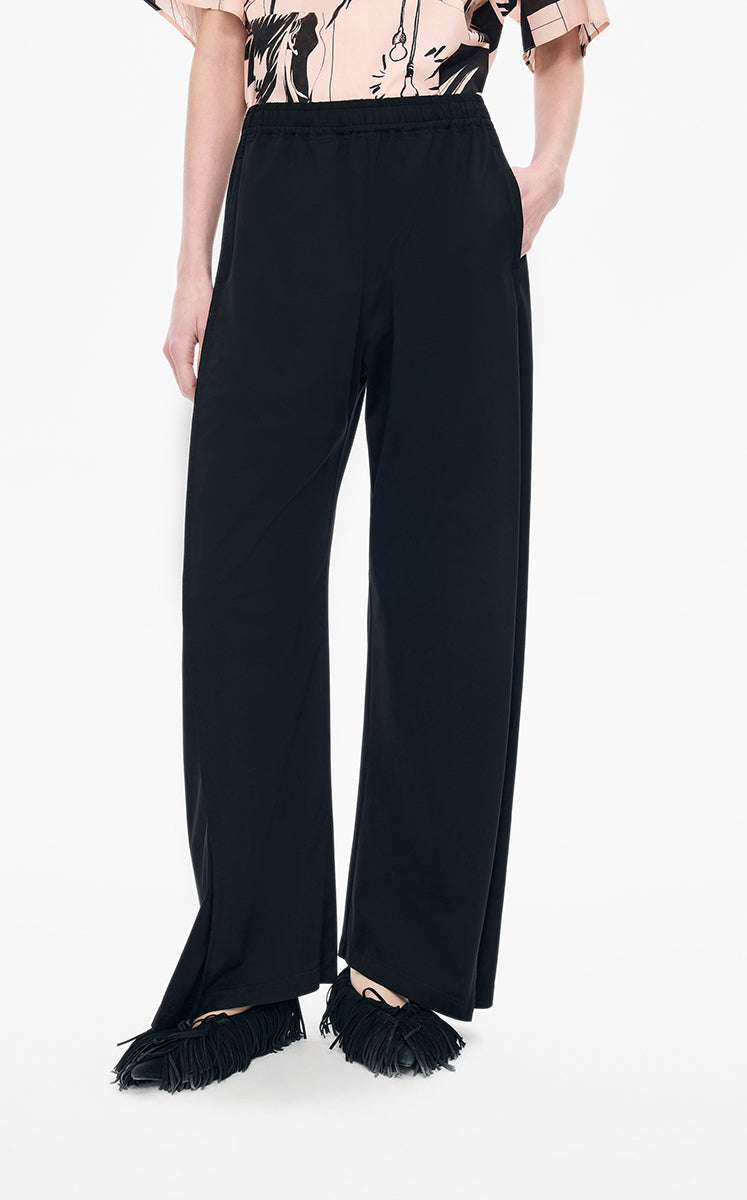 Pants / JNBY Cotton Stretch Banana Trousers black