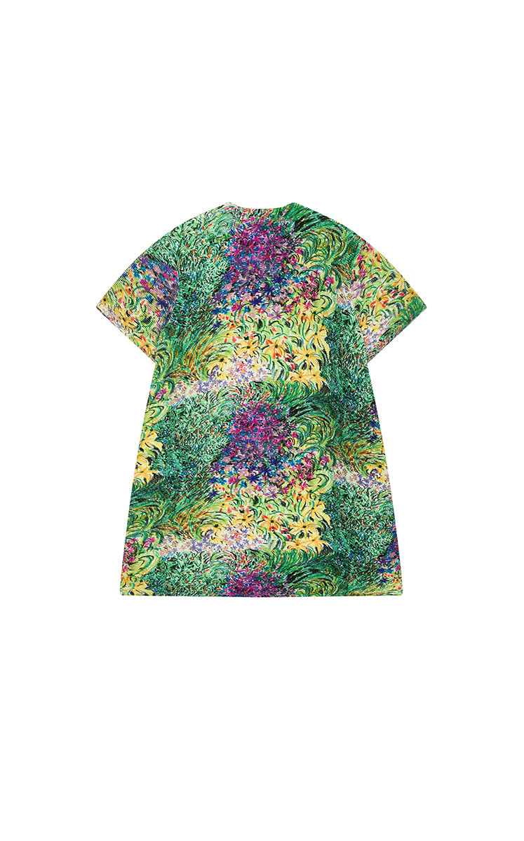 Dress / JNBY Kew Gardens Hand-Painted Pleated Dress