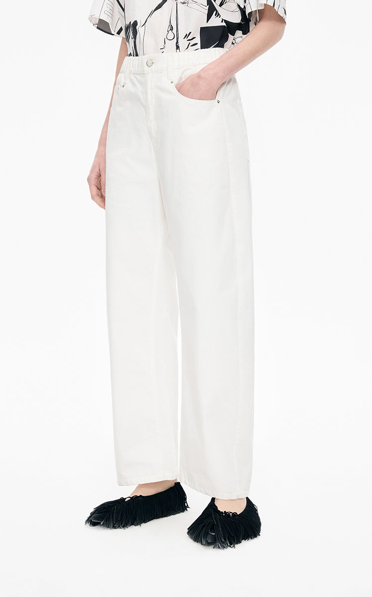 Pants / JNBY Relaxed Drawstring Banana Jeans