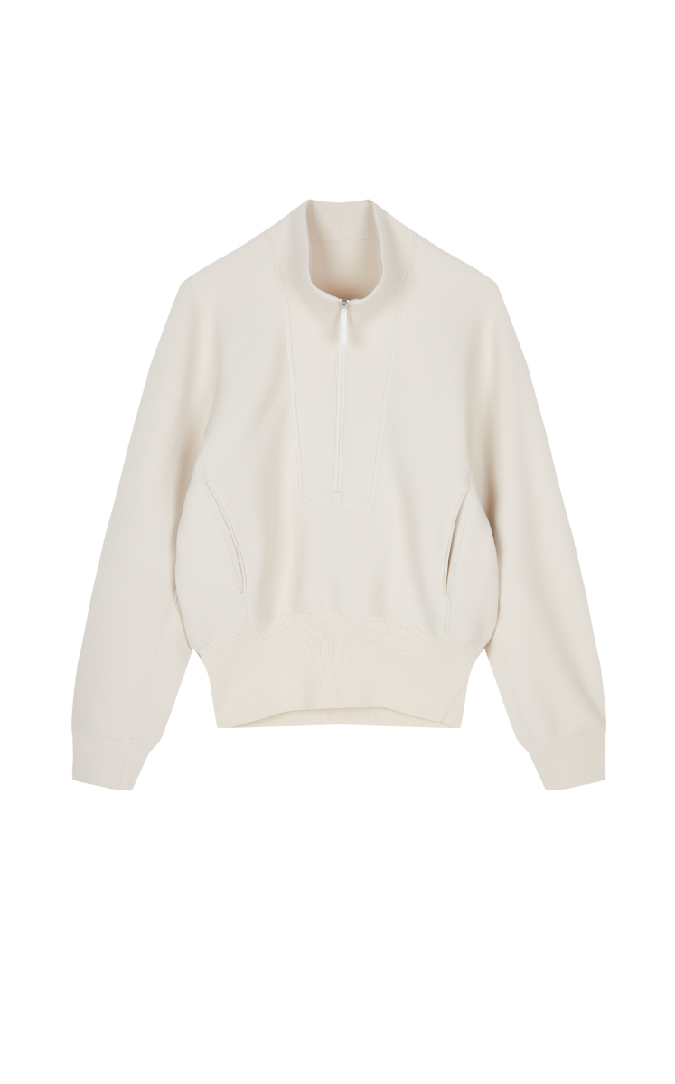 Sweatshirt/JNBY Cotton Blend Air Layer Pullover