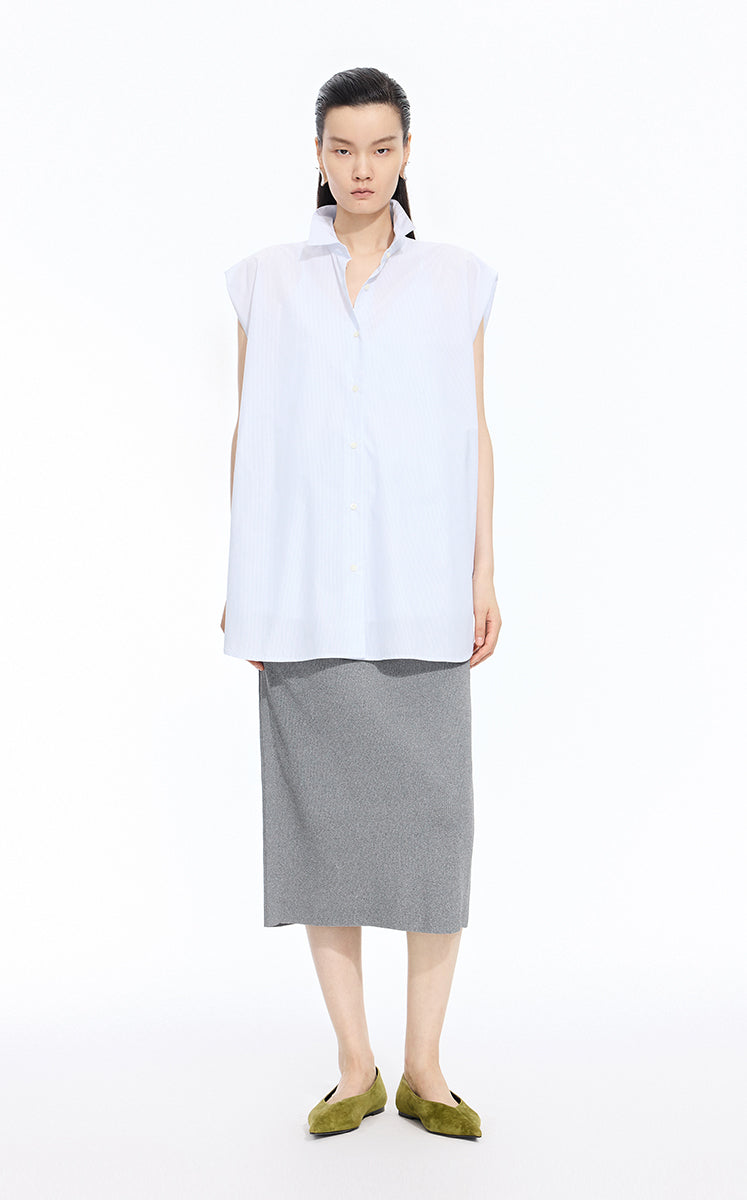 Skirt / JNBY Mid-Length Stretch Waist Skirt