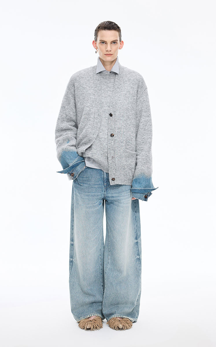 Pants /(ESG)JNBY Wide-Leg Long Jeans Blue