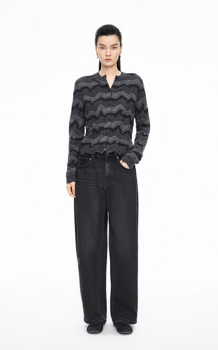 Pants / JNBY Relaxed Straight-Leg Long Jeans