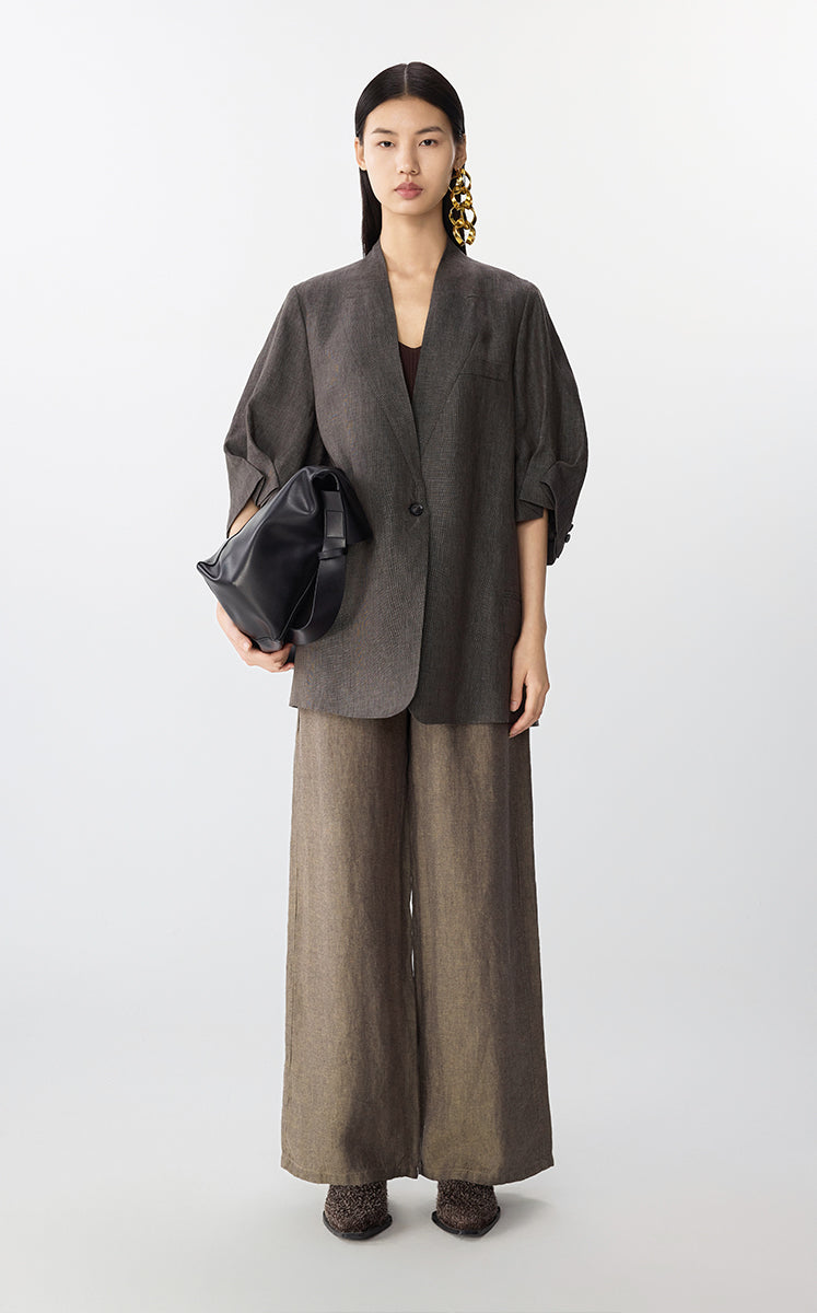 Blazer / JNBY Eco-Friendly Single Button Blazer Black