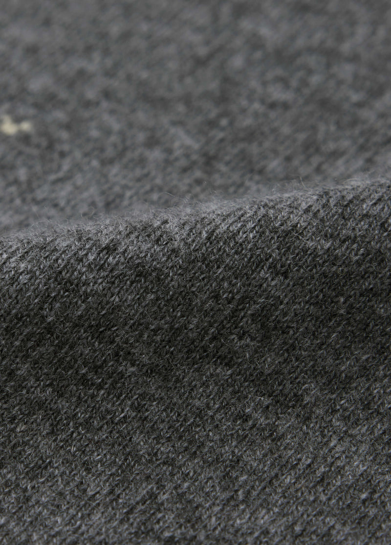 Cardigan / JNBY Merino Wool Cashmere Blend Jacquard Grey Mix-2
