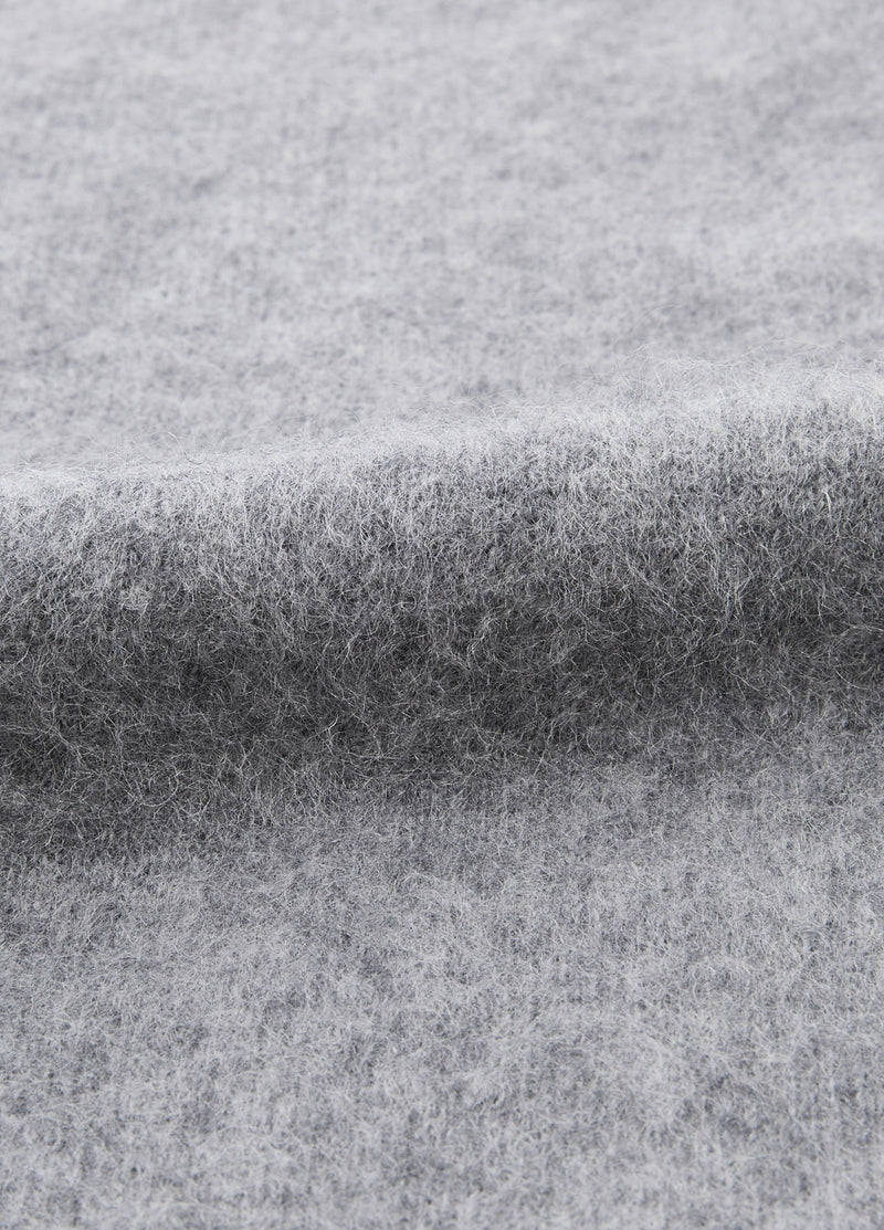 Cardigan / JNBY Wool Cashmere Silk Blend Open Front Sweater Heather Smoke Gray-1