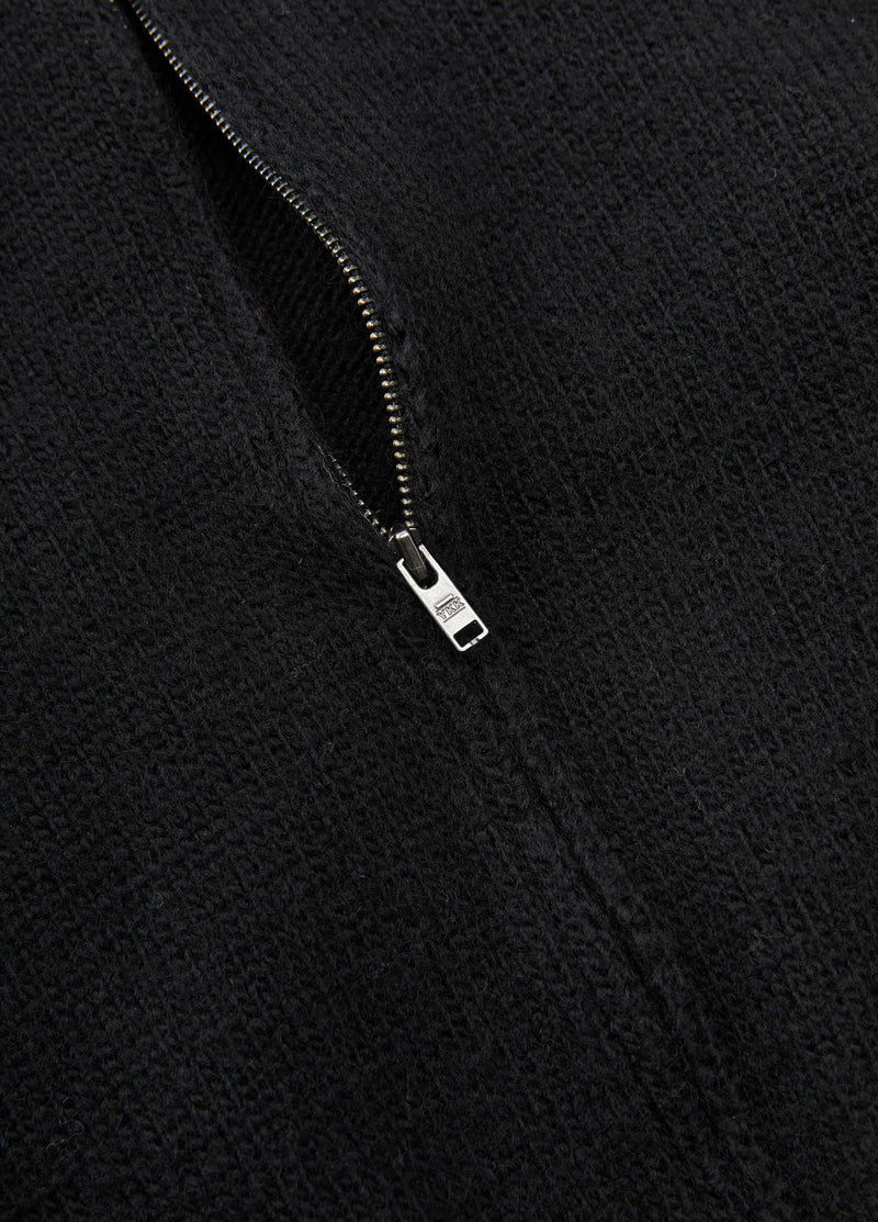 Cardigan / JNBY Wool Hooded Cropped Sweater Black-1