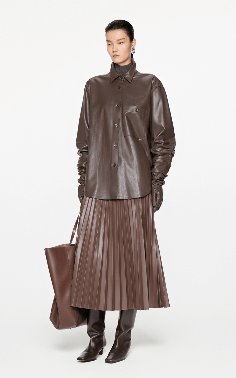Coat / JNBY H-Type Drop Shoulder Jacket Brown