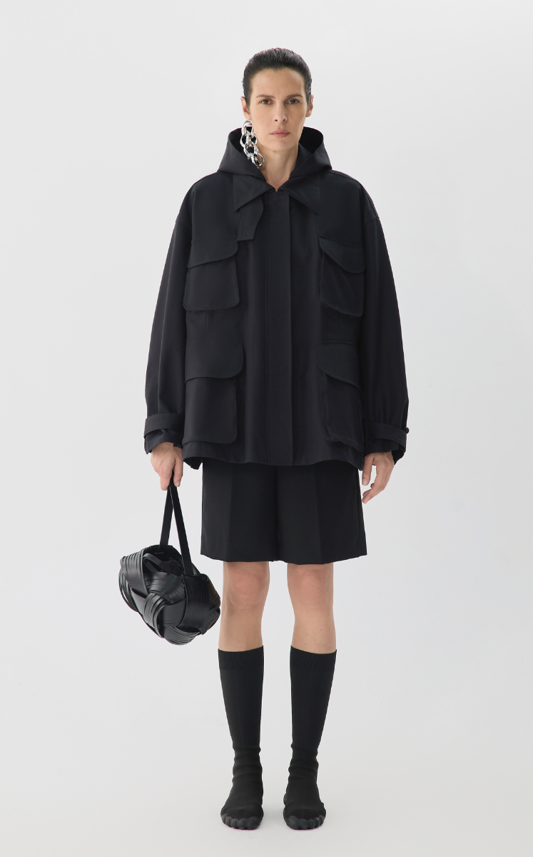 Coat / JNBY Oversized Blended Jacket Black