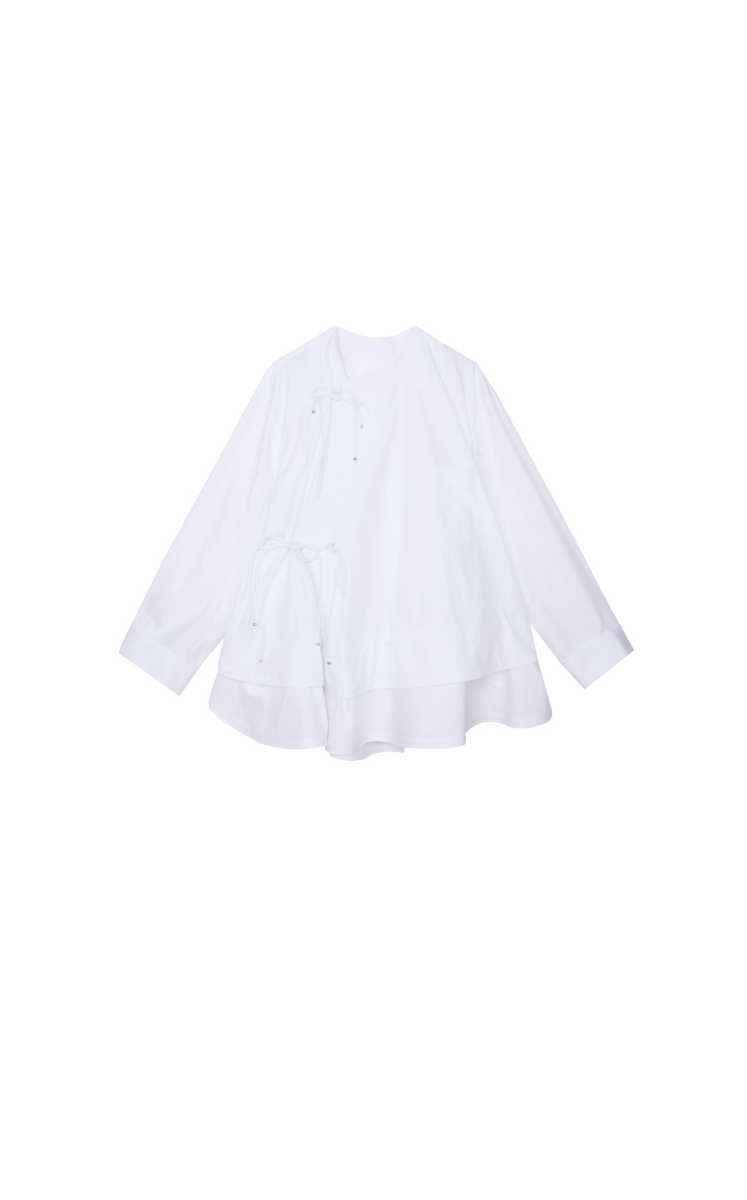 Coat / JNBY Oversized Drawstring Cotton Jacket
