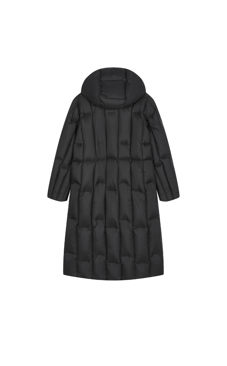 Down Coat / JNBY Long Streamlined Hooded Goose Down Coat