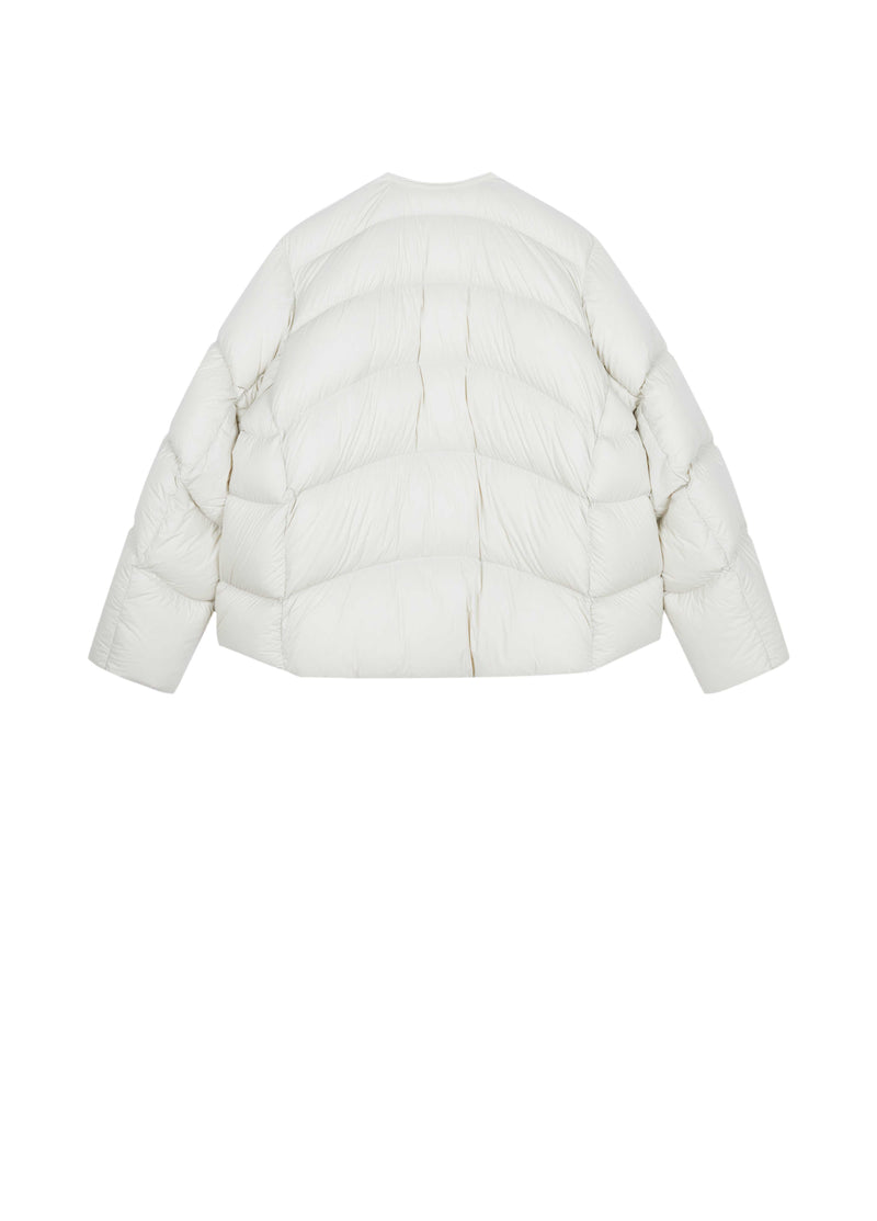 Down Jacket / JNBY 90% White Duck Down V-Neck Puffer Cool Grey White-2