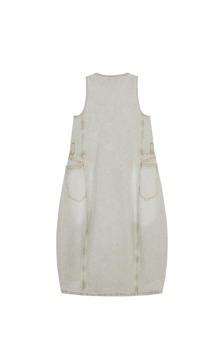 Dress / JNBY Colorful Denim Sleeveless Dress