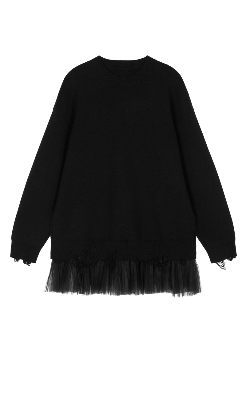 Dress / JNBY Long-Sleeved Sweater Wool Dress