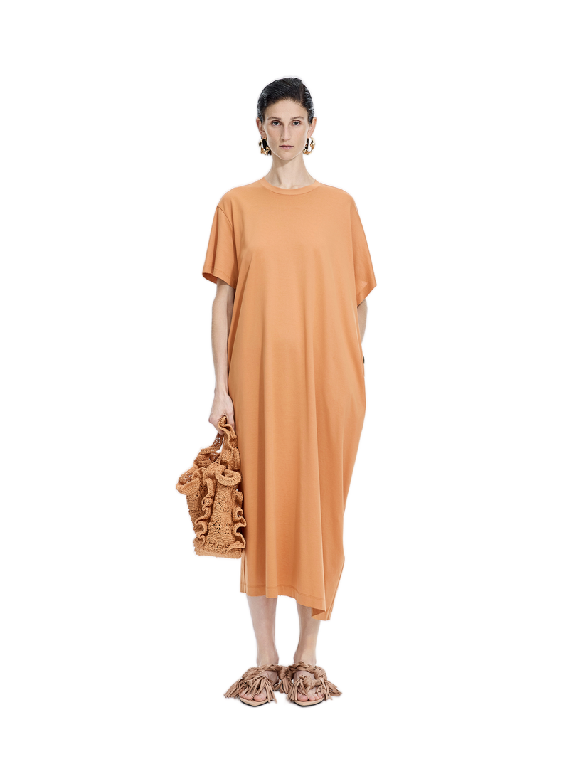 Dress / JNBY Mercerized Cotton Short Sleeve Maxi Dress