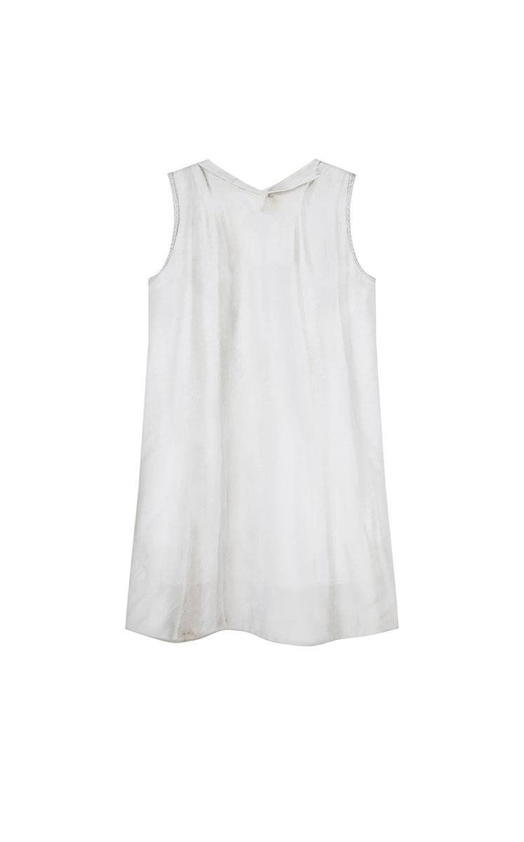 Dress / JNBY Printed A-Line Sleeveless Dress
