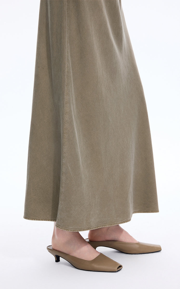 Dress / JNBY TENCEL™ Denim Slip Dress Khaki Denim-2