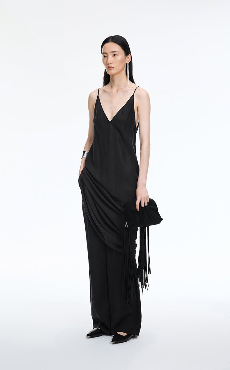 Dress / JNBY TENCEL™ Denim Slip Dress Washed Black Denim-1