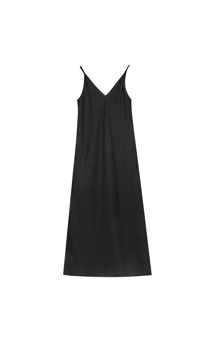 Dress / JNBY TENCEL™ Denim Slip Dress Washed Black Denim-1