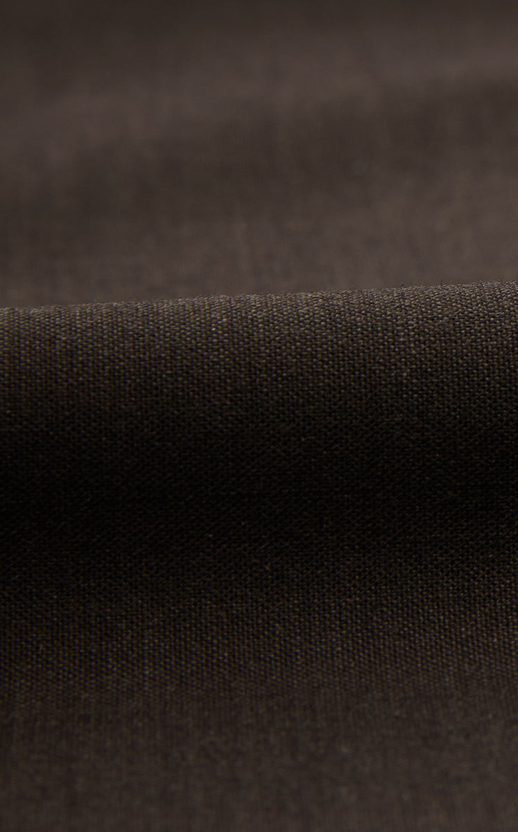 Dress / JNBY V-Neck Pleated Maxi Dress Dark Olive-2