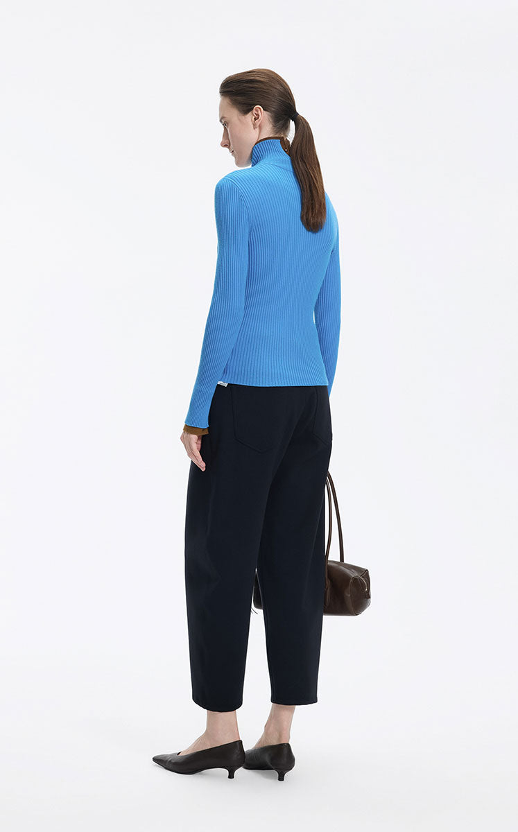 Handbag / JNBY Minimalist Cow Leather Top Handle Bag