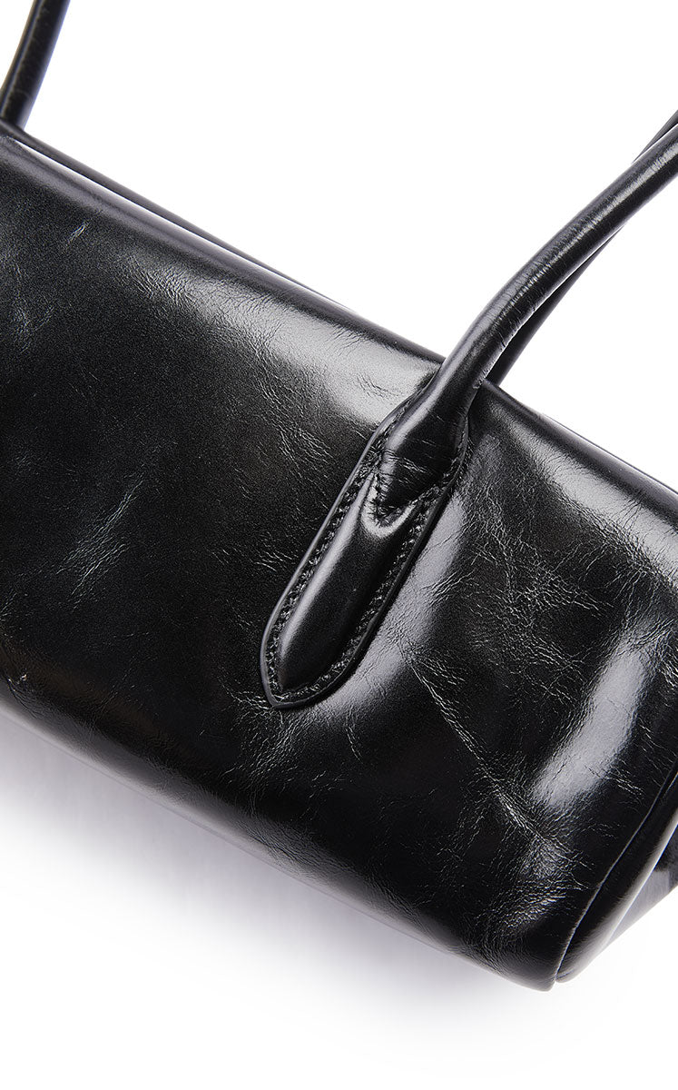 Handbag / JNBY Minimalist Cow Leather Top Handle Bag