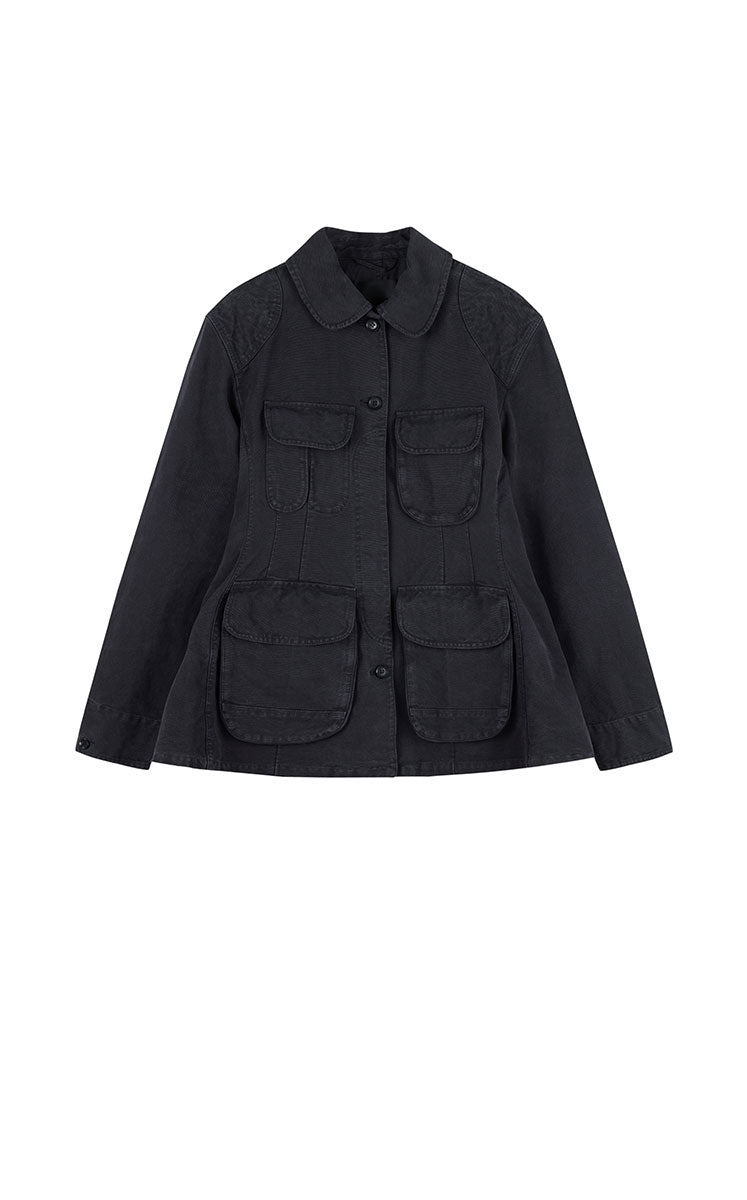 Jacket / JNBY Loose-Fit Cotton Blend Twill Jacket