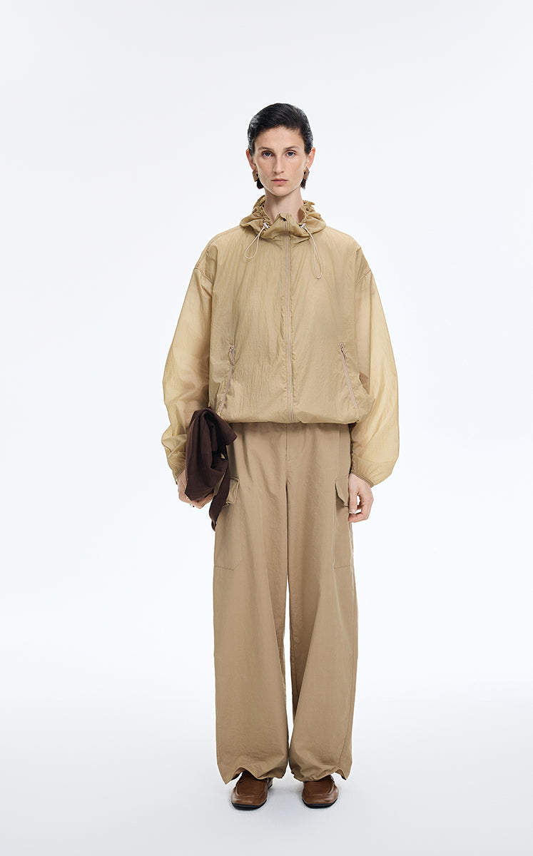 Jacket / JNBY Oversize Lightweight Textured Jacquard Jacket Olive