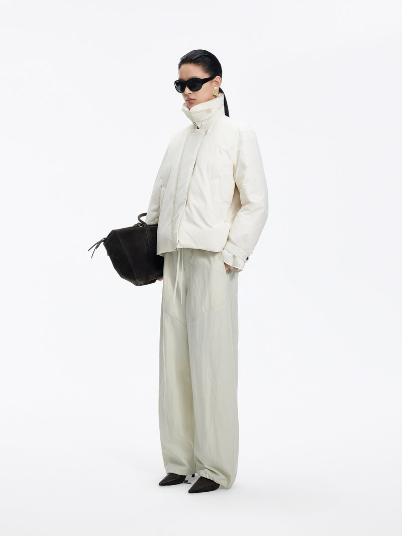 Jacket / JNBY Oversized Short Down Puffer with Drawstring