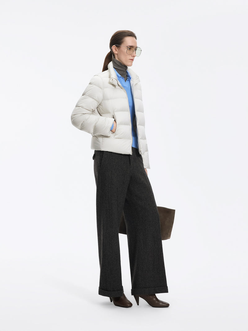 Jacket / JNBY Short Down Puffer with Stand Collar