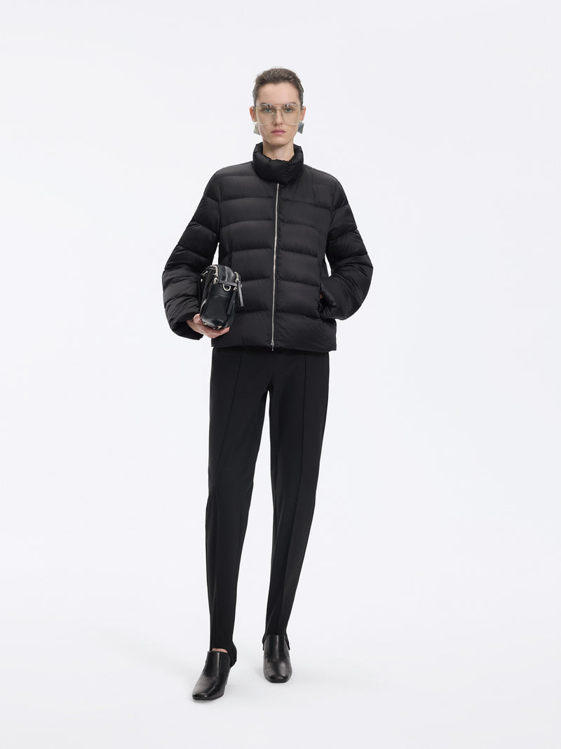 Jacket / JNBY Short Down Puffer with Stand Collar Black
