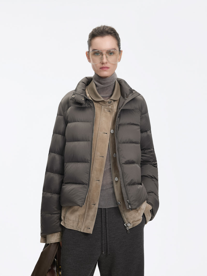 Jacket / JNBY Short Down Puffer with Stand Collar