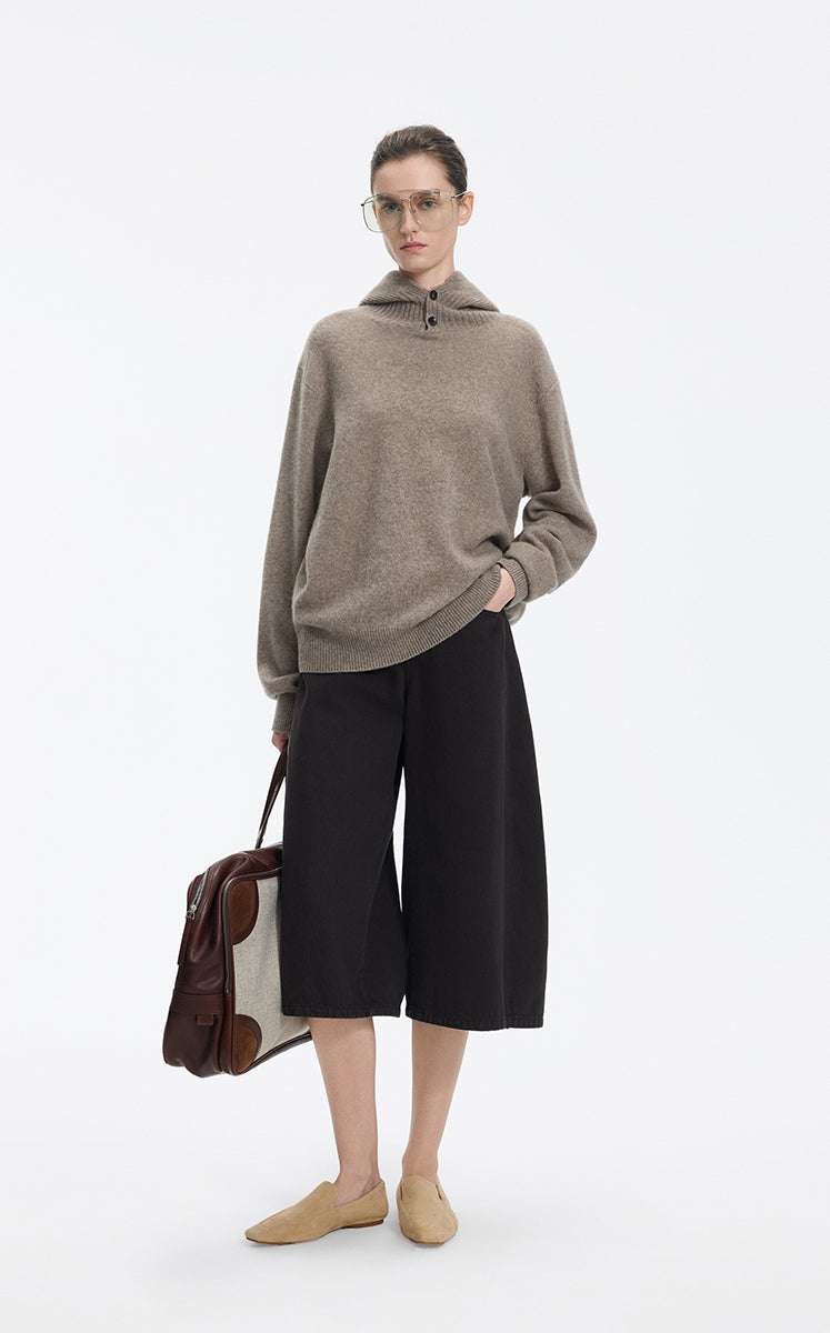 Jeans / JNBY Banana Fit Cropped Color Denim Pants Dusk Coffee