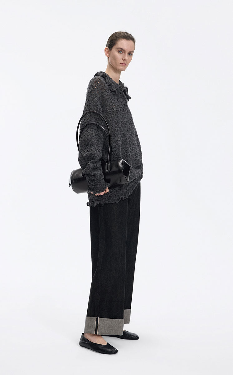 Jeans / JNBY Straight Leg Cuffed Denim Pants