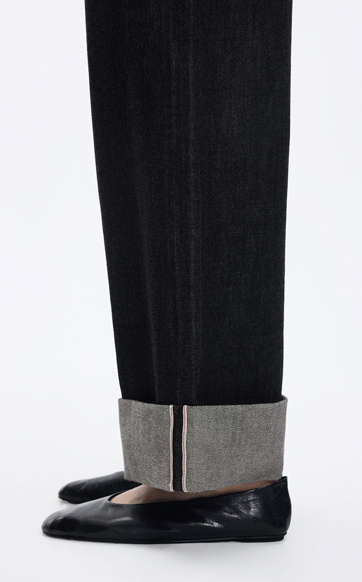 Jeans / JNBY Straight Leg Cuffed Denim Pants