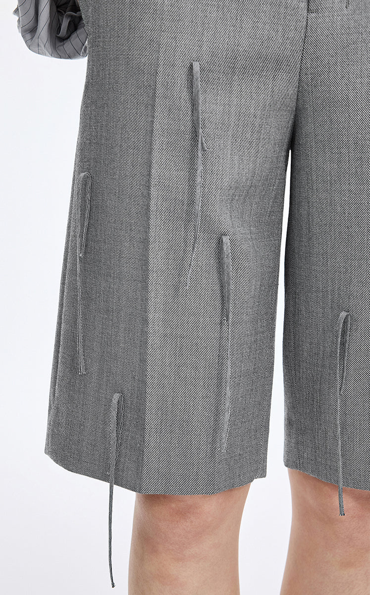 Pants / JNBY A-Line Wool Fringe Cropped Pants