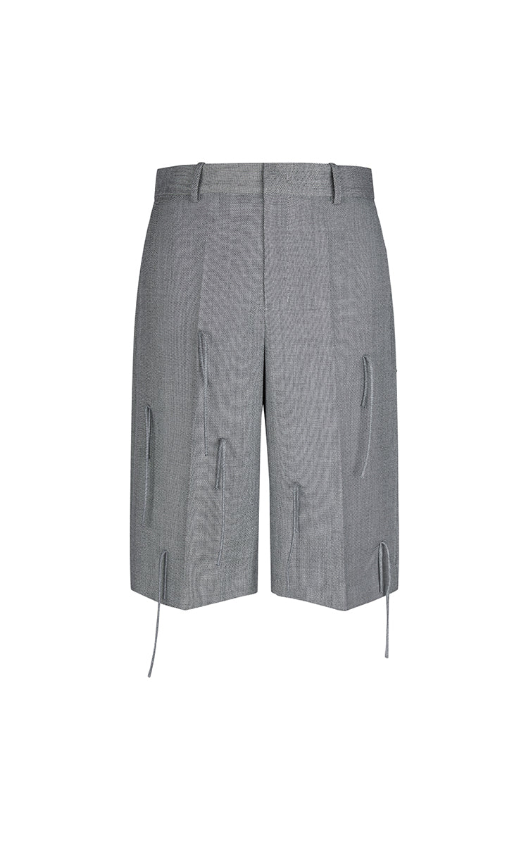 Pants / JNBY A-Line Wool Fringe Cropped Pants