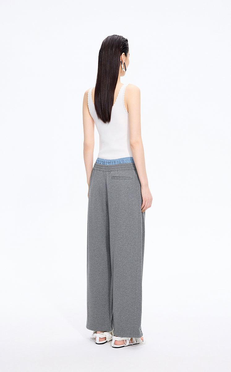 Pants / JNBY Double Waist Wide-Leg Long Pants