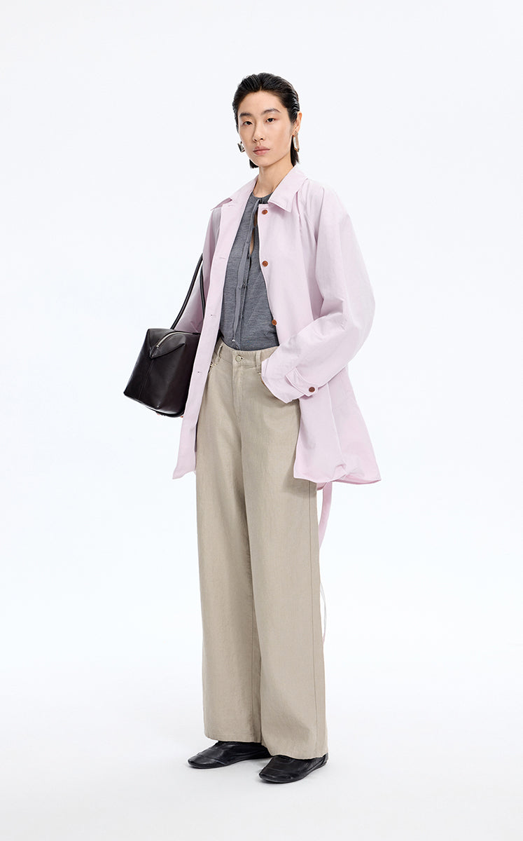 Pants / JNBY Linen Relaxed Wide-Leg Pants