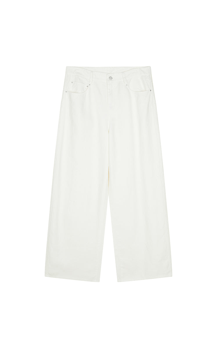 Pants / JNBY Linen Relaxed Wide-Leg Pants