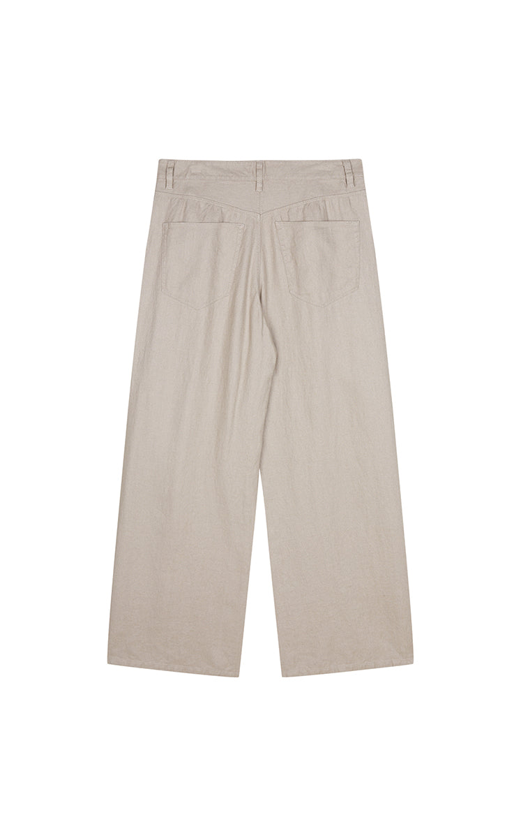 Pants / JNBY Linen Relaxed Wide-Leg Pants