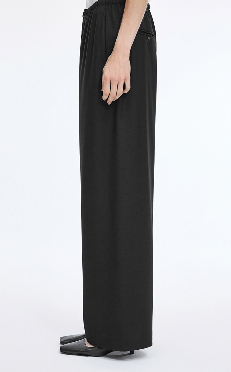 Pants / JNBY Loose Wool Blend Straight Long Pants