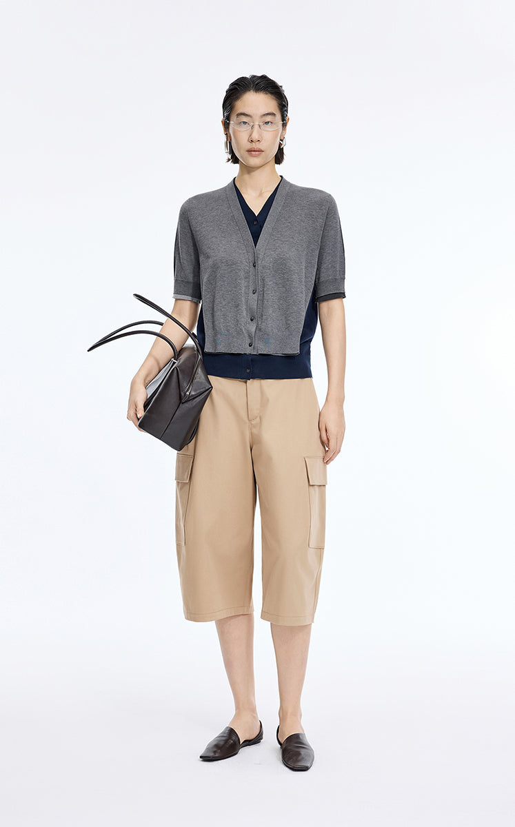 Pants / JNBY Relaxed Cargo Cropped Pants