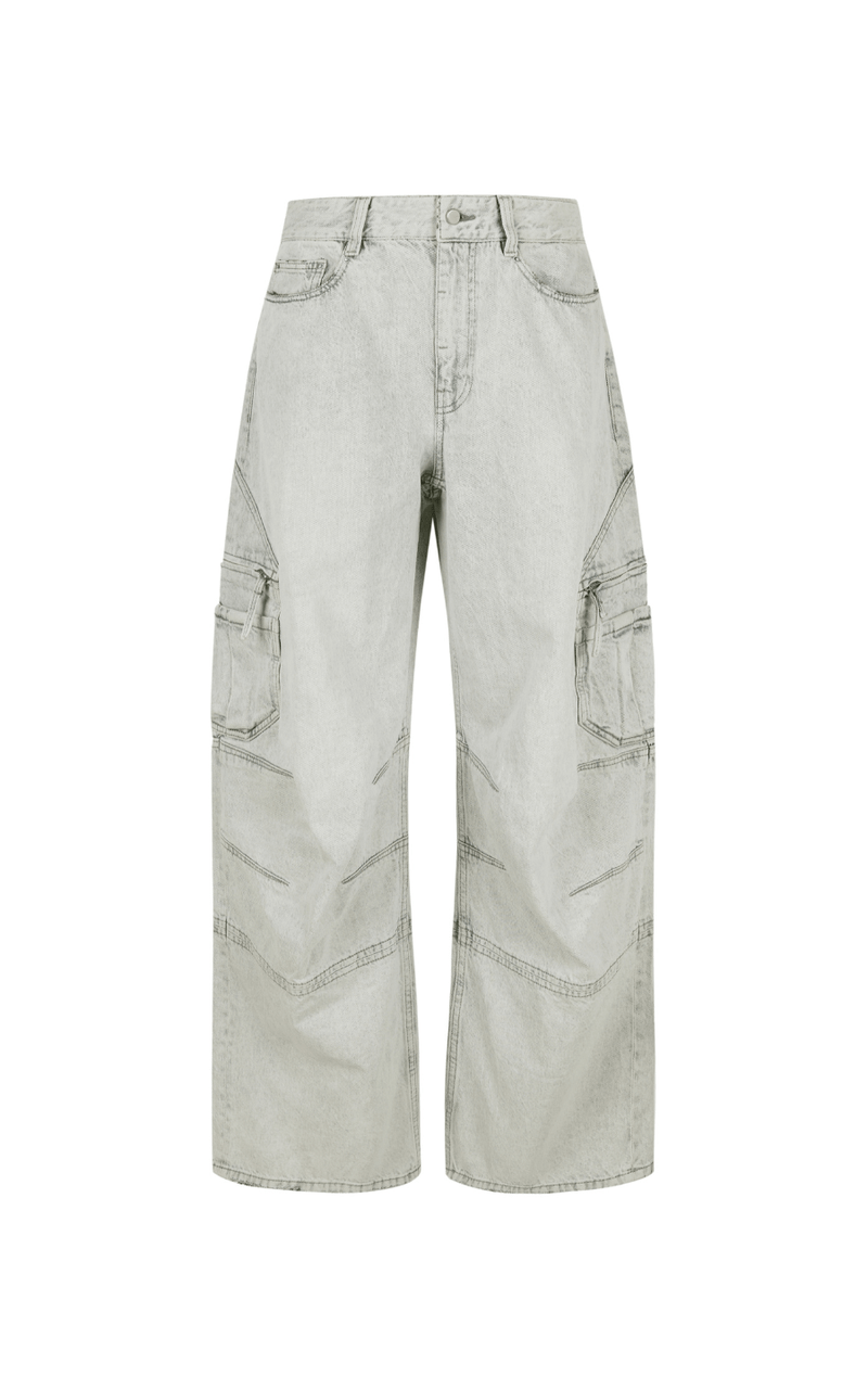 Pants / JNBY Relaxed Extra Long Cargo Jeans