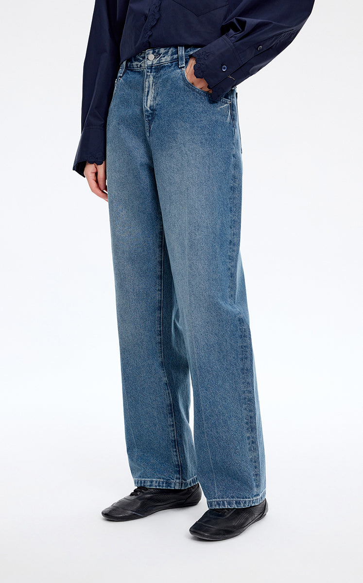 Pants / JNBY Retro Tapered Denim Pants