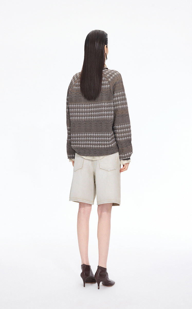 Pants / JNBY Straight-Leg Mid-Length Denim Pants