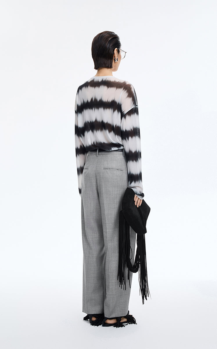 Pants / JNBY Wool Tapered Pleated Pants