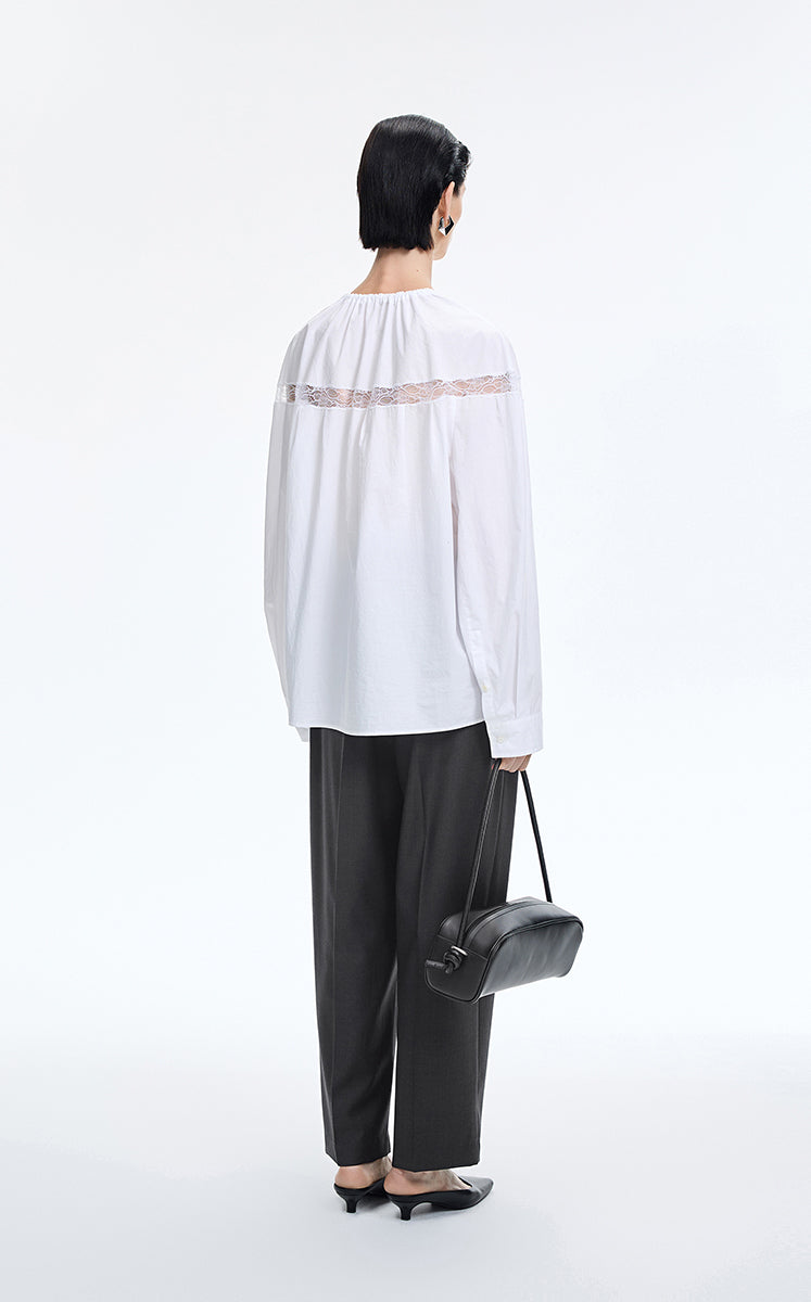 Pants / JNBY Wool Tapered Pleated Pants