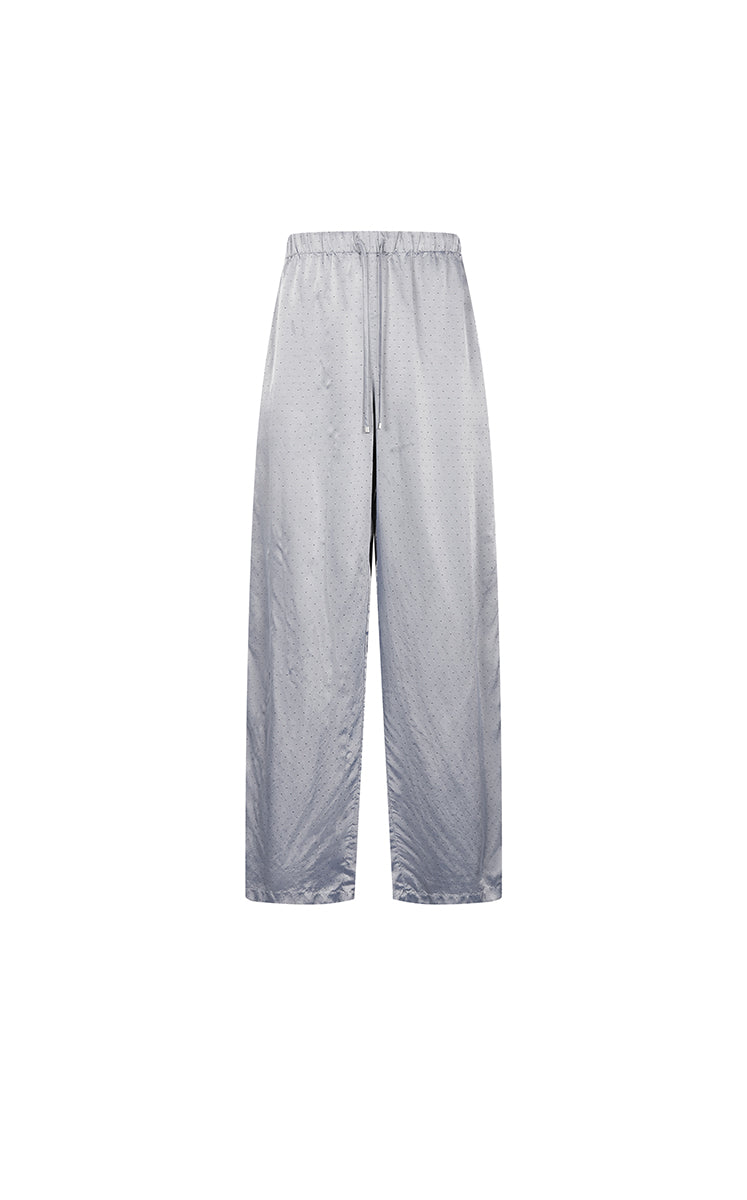 Pants / JNBY Cupro Jacquard Wide-Leg Pants