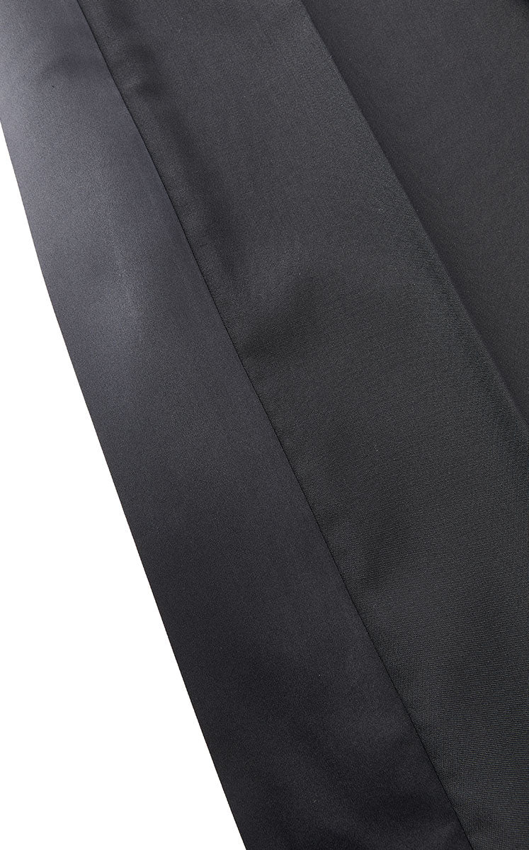 Pants / JNBY Wool Blend Spliced Wide-Leg Trousers